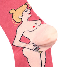 Load image into Gallery viewer, Pregnant Woman Socks - Blonde