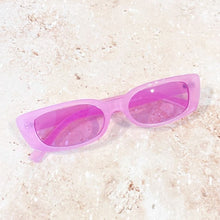 Load image into Gallery viewer, Lara Rectangular Lilac Sunglasses