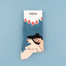 Load image into Gallery viewer, Pregnant Woman Socks - Mums Couple