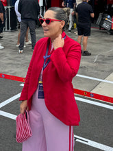 Load image into Gallery viewer, Spill the Red linen Jacket