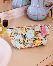 Load image into Gallery viewer, Somerset blue velvet toiletry bag