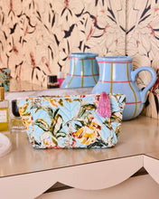 Load image into Gallery viewer, Somerset blue velvet toiletry bag