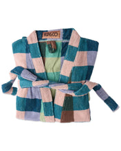 Load image into Gallery viewer, Woodlands Tartan Terry Bath Robe