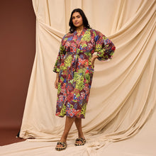 Load image into Gallery viewer, Cora Cotton Robe - Garnet