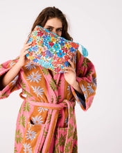 Load image into Gallery viewer, Winter fields quilted cotton toiletry purse