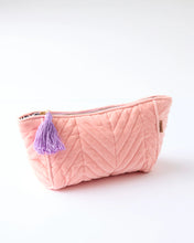 Load image into Gallery viewer, Sherbet velvet toiletry bag