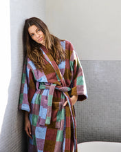 Load image into Gallery viewer, Bondi tartan terry bath robe