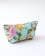 Load image into Gallery viewer, Somerset blue velvet toiletry bag