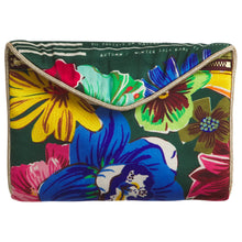 Load image into Gallery viewer, Ines Silk Pouch - Verdant