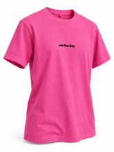 Load image into Gallery viewer, Win the day. - Pink Neon Tee