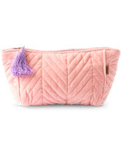 Load image into Gallery viewer, Sherbet velvet toiletry bag