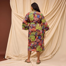 Load image into Gallery viewer, Cora Cotton Robe - Garnet