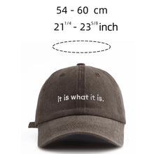Load image into Gallery viewer, It is what it is cap