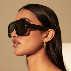Kimmy Retro Oversize Square Sunglasses