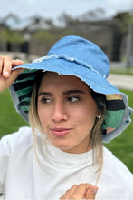 Load image into Gallery viewer, Upcycled denim Hat