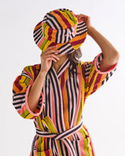 Load image into Gallery viewer, Casablanca Stripe Terry Mini Robe