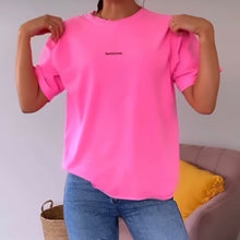 Load image into Gallery viewer, Tommy Tee - Feminine Neon Pink