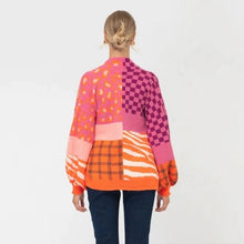 Load image into Gallery viewer, Maia Patchwork Print Cardigan