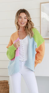 Candy Chunky Knit Cardigan - Pre Order