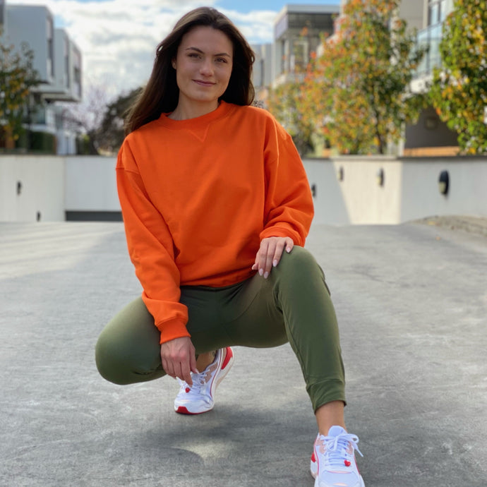 Taylor Sweater Orange - PRE ORDER