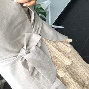 Nisantasi Linen Jacket - Musk