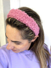 Load image into Gallery viewer, Honolulu Pink Teddy Head Band