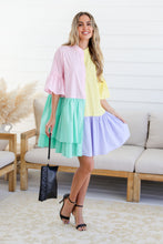 Load image into Gallery viewer, Sunshine Colour Block Dress