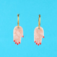 Load image into Gallery viewer, Hand Earrings - White