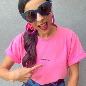 ownsit T Shirts Tommy Tee Feminine Neon Pink