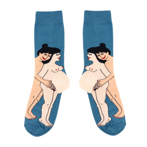 Pregnant Woman Socks - Mums Couple